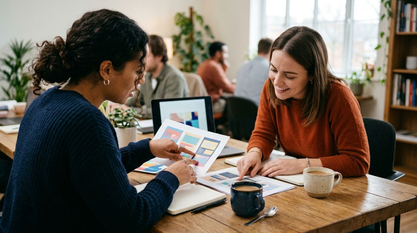 A small-business owner weighing up Front alternatives on a laptop