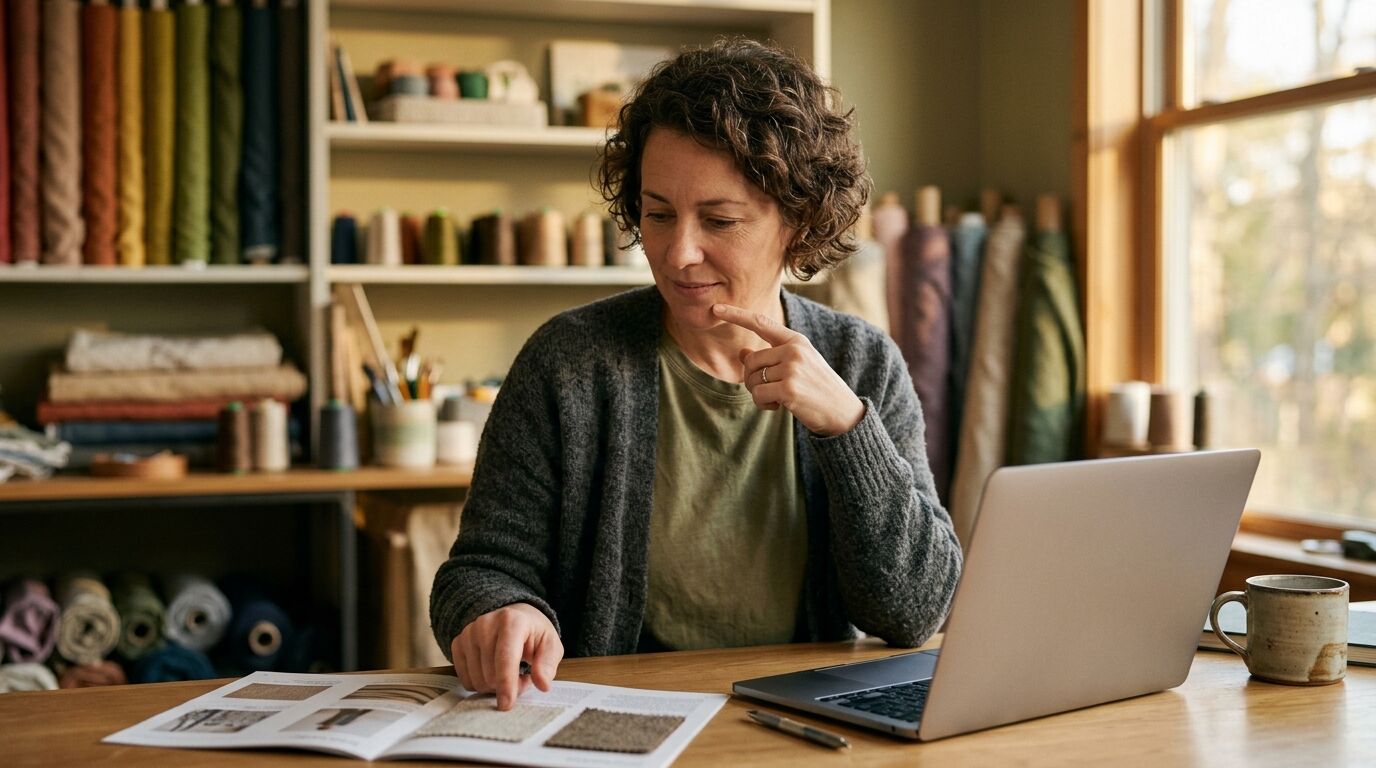 A small-business owner comparing Help Scout alternatives on a laptop