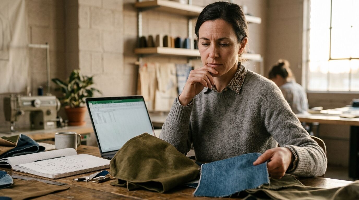 Small business owner comparing Tidio alternatives for small business on a laptop in an online store back office
